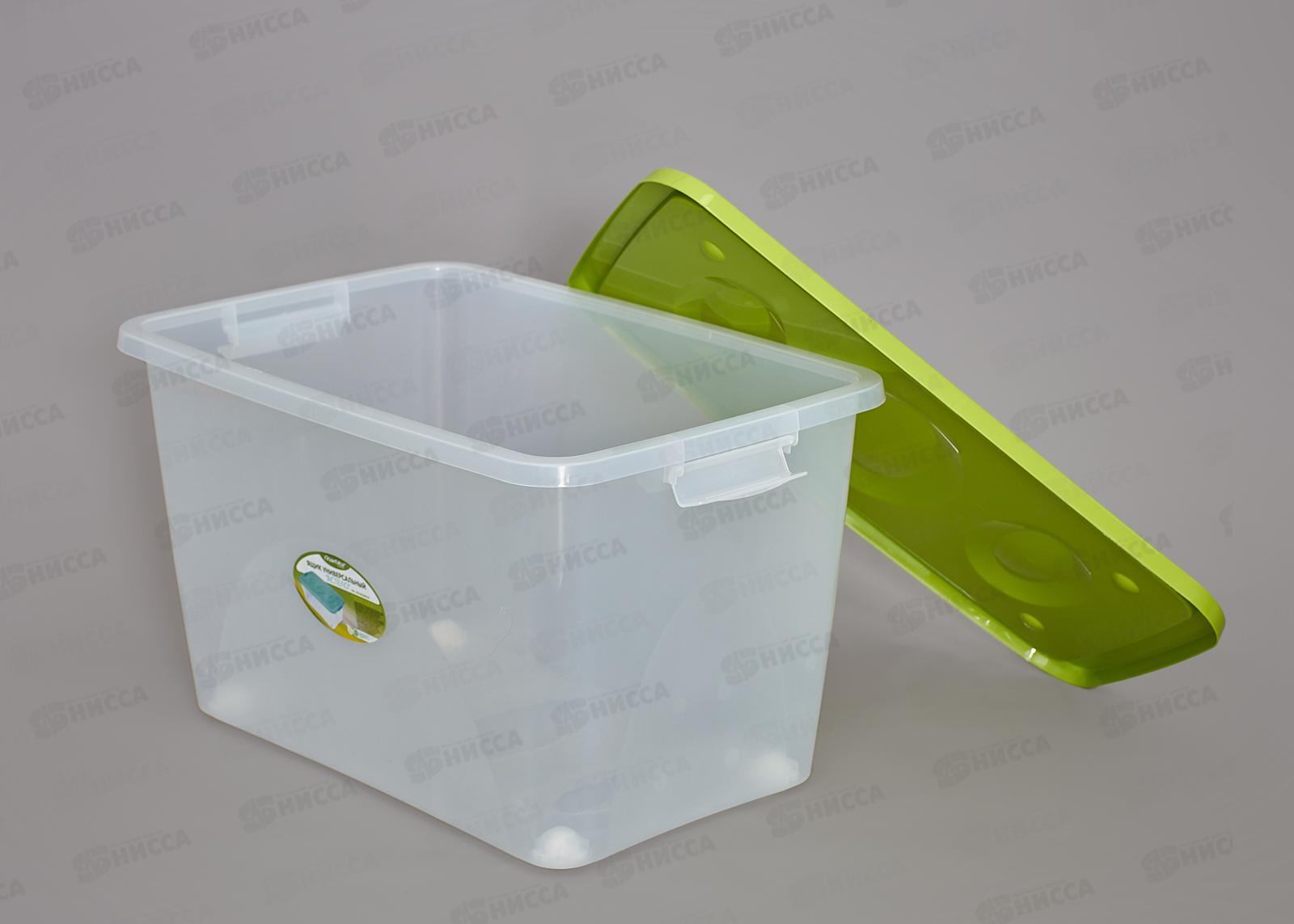 Ящик универсальный  &quotАстело&quot 600*400*360мм на колесиках С666Оливковый *4