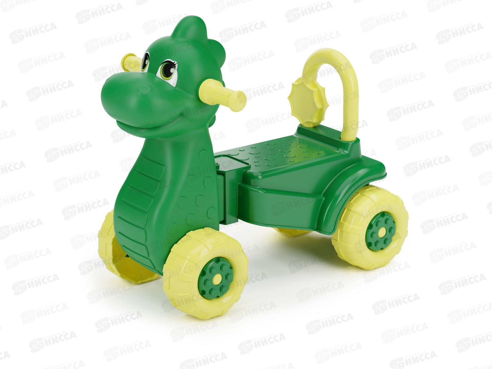 Каталка &quotДракон&quot зеленый М3897 *2