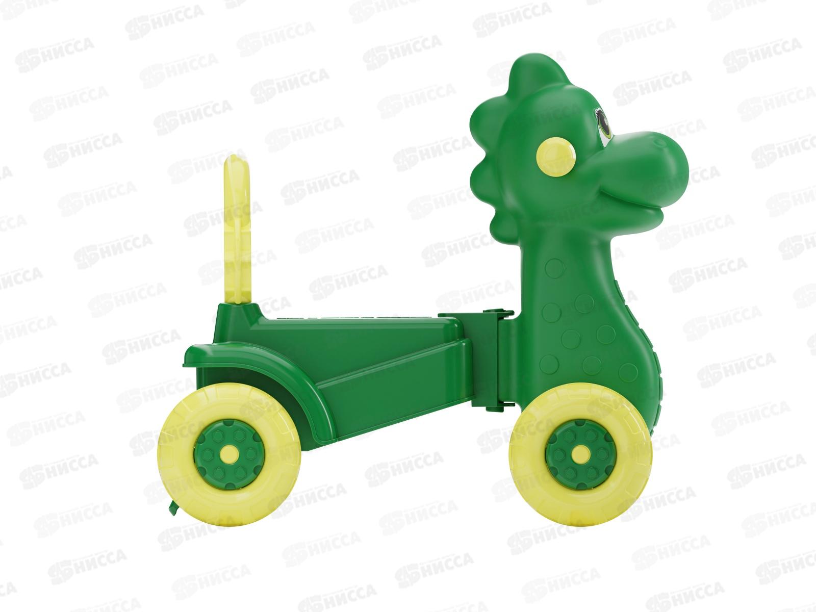 Каталка &quotДракон&quot зеленый М3897 *2