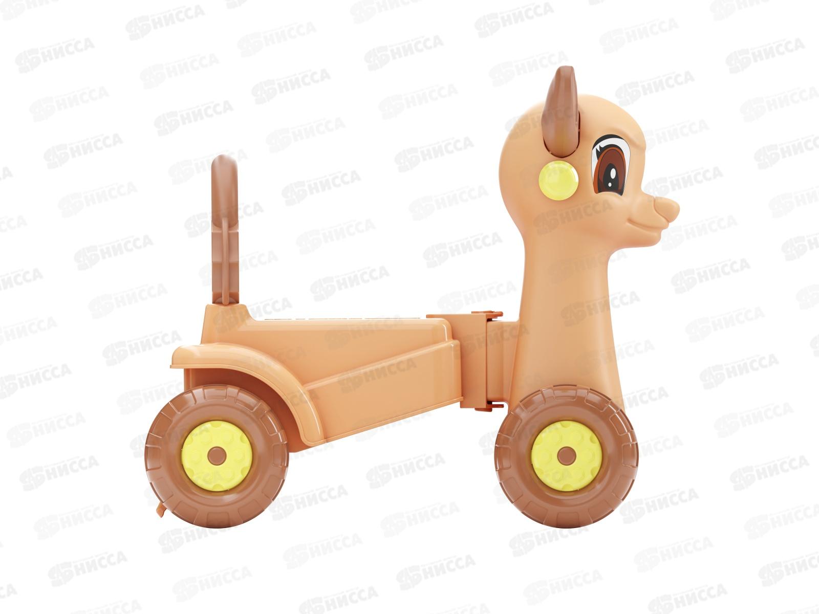 Каталка &quotОлененок&quot коричневый М3893 *2