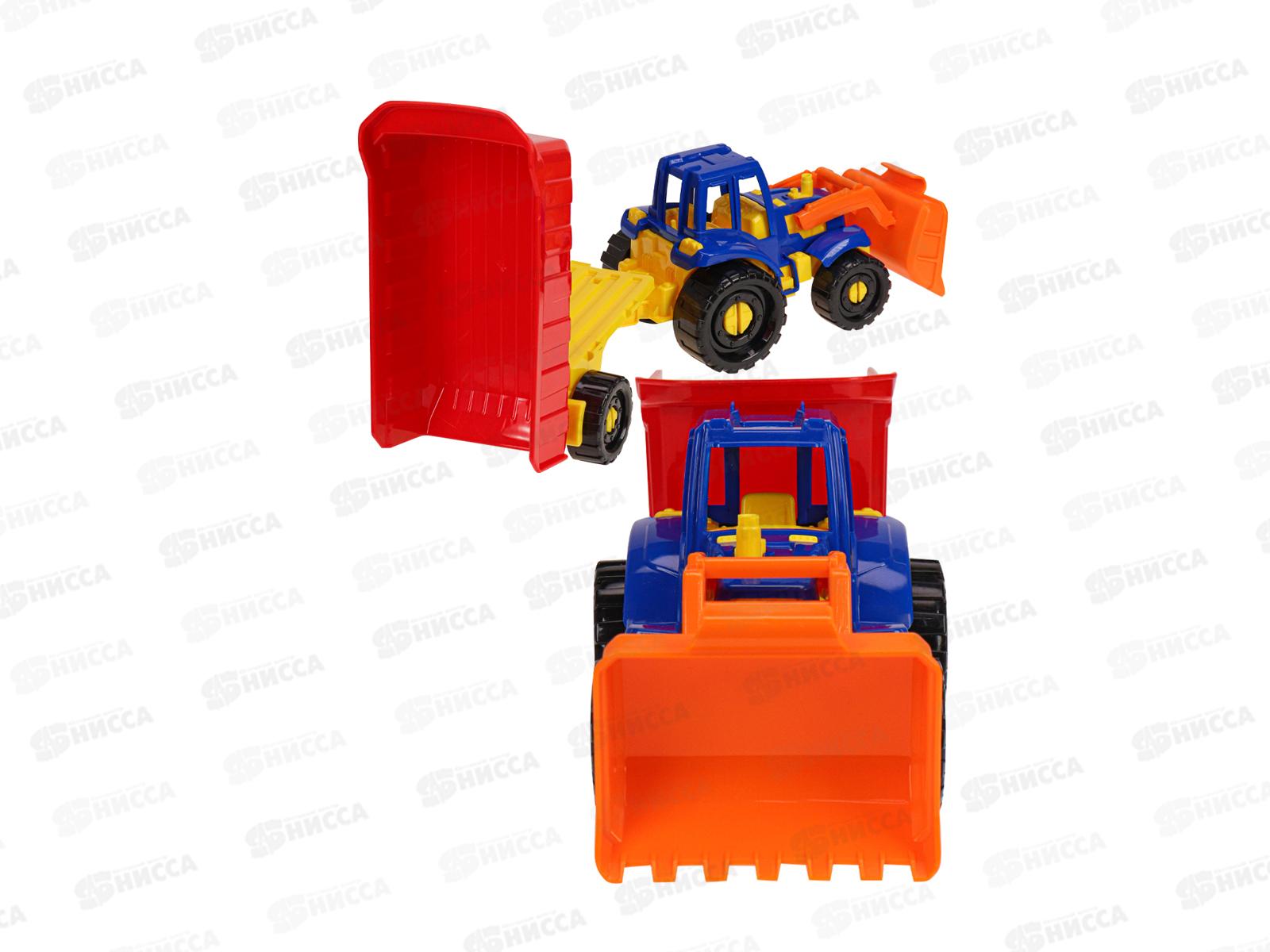 Трактор &quotИван&quot Бульдозер с прицепом Классический, И-2397  *12