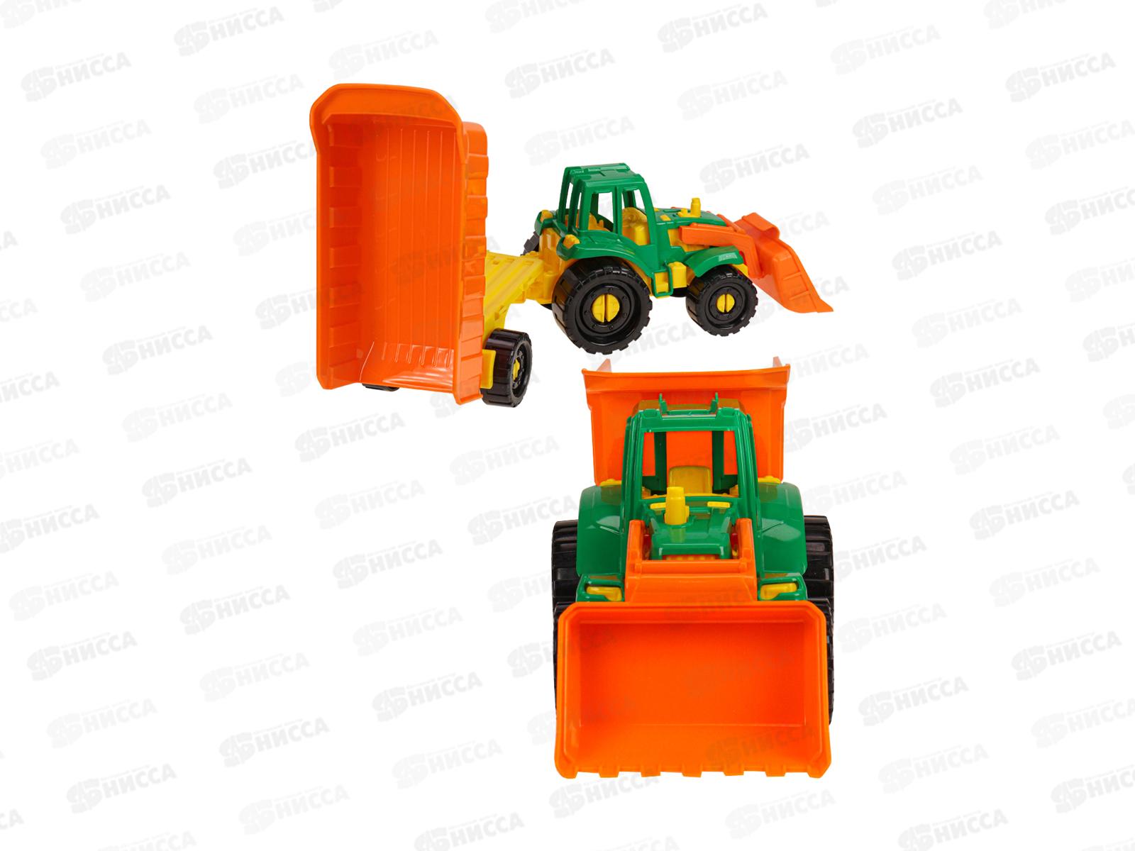 Трактор &quotИван&quot Бульдозер с прицепом Фермерский, И-2398  *12