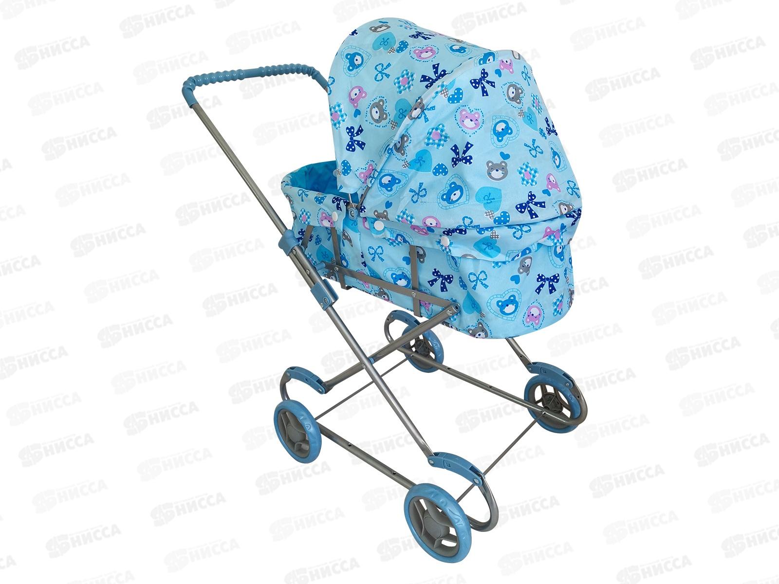 Коляска кукольная 9308WA с люлькой 64*73см в пакете