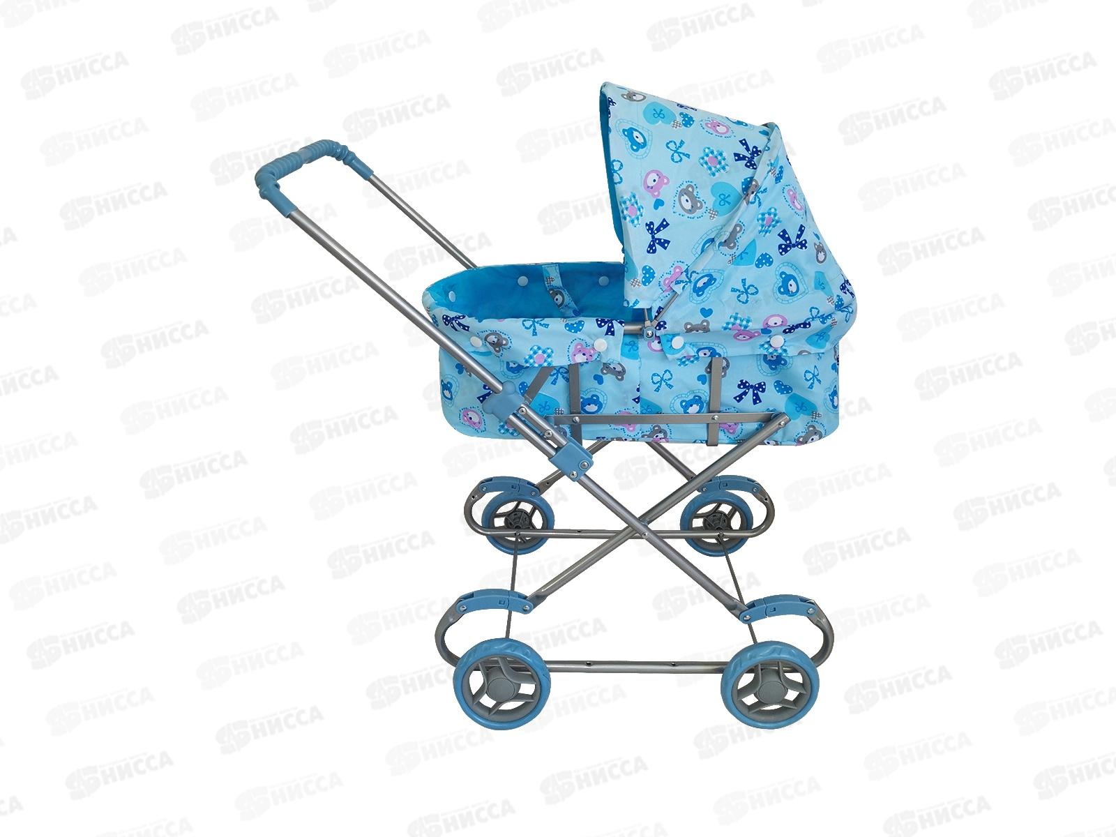 Коляска кукольная 9308WA с люлькой 64*73см в пакете