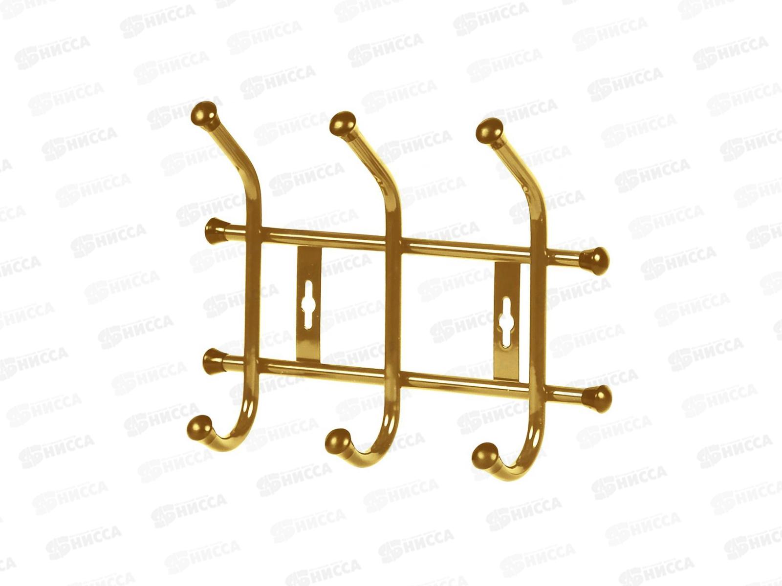 Вешалка настенная 280*215мм (3 крючков) ВНТ3