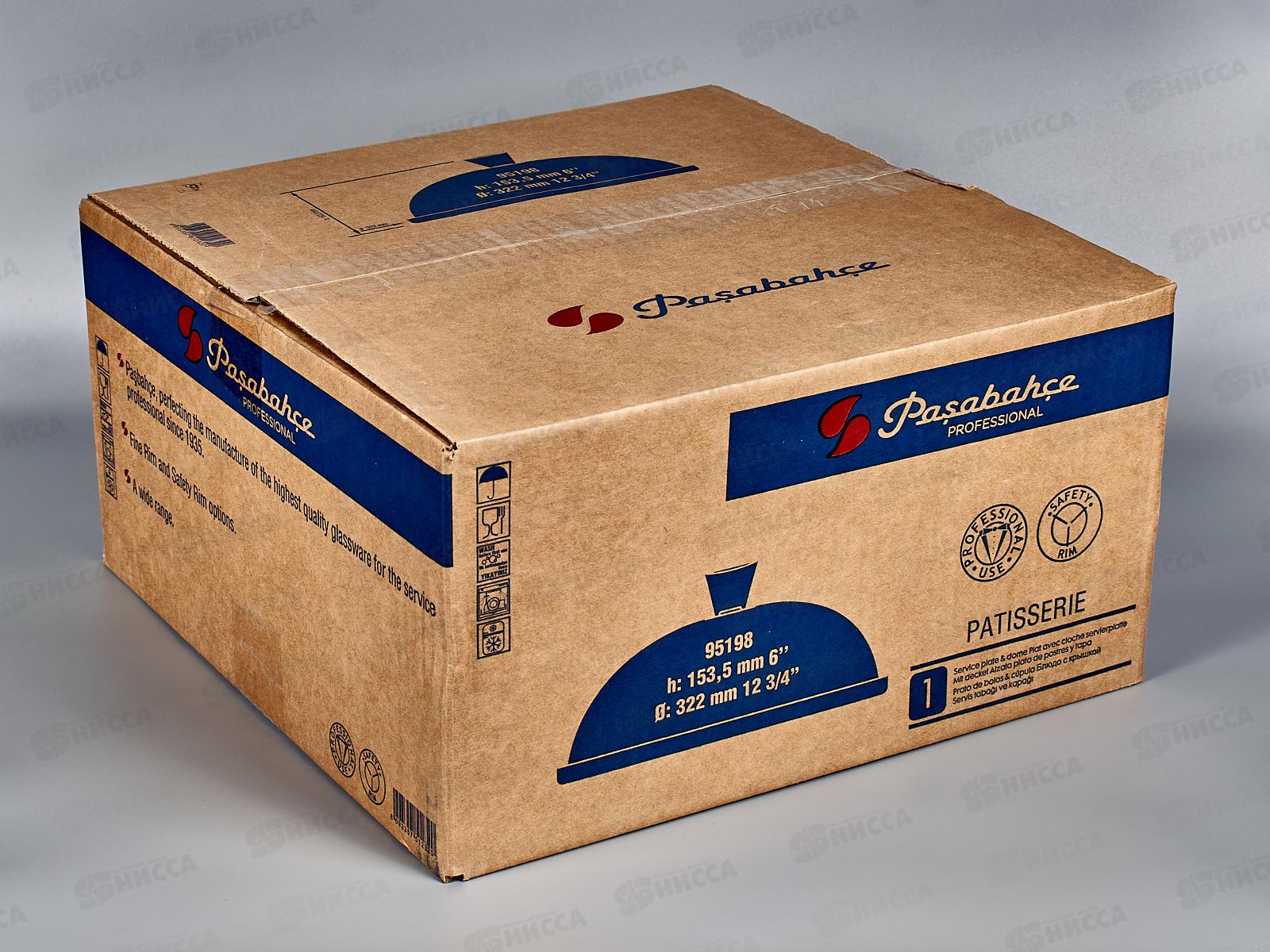 Блюдо для торта с крышкой 322мм PATISSERIE 95198SLB