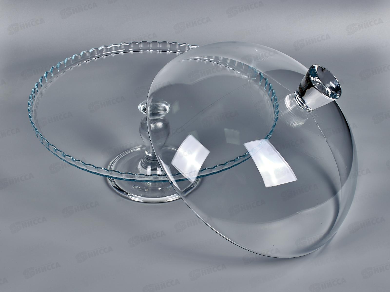 Блюдо для торта с крышкой на ножке 322мм PATISSERIE 95200B*2