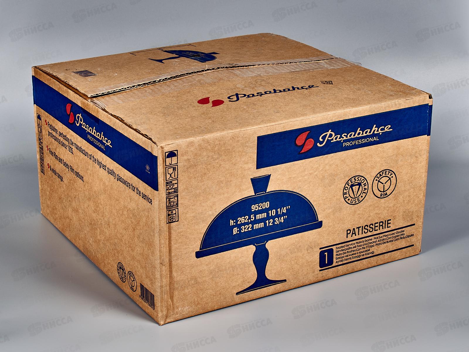 Блюдо для торта с крышкой на ножке 322мм PATISSERIE 95200SLB