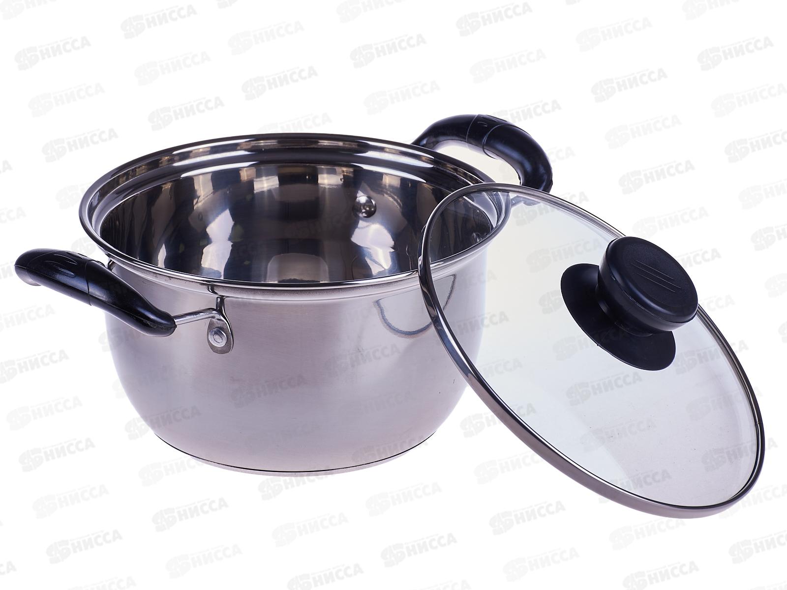 Кастрюля 1,4л крышка SA-P1016 нержавеющая сталь