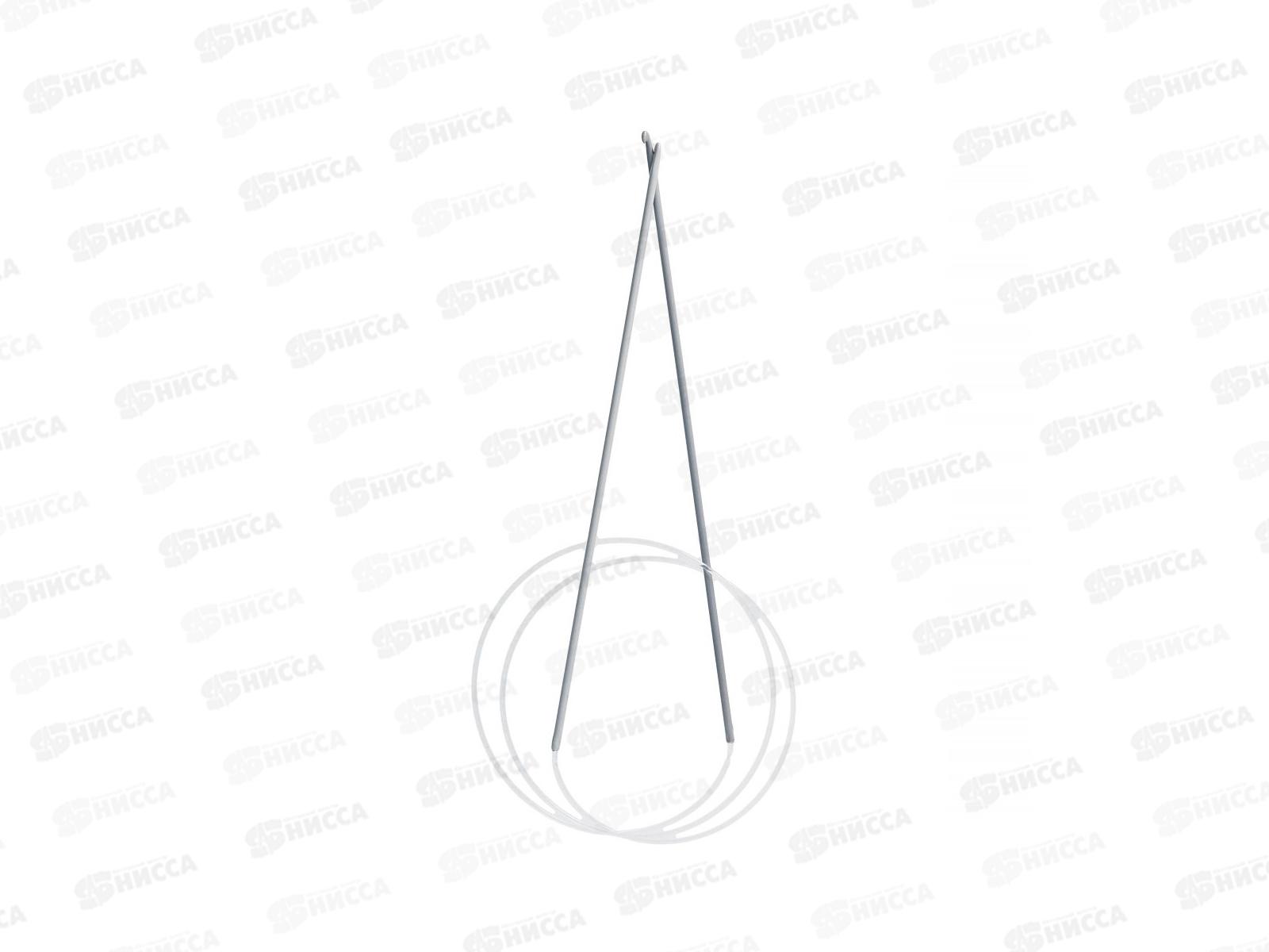 Крючки для вязания &quotGamma&quot SH2 циркулярный  алюминий d 2.0мм 80см в чехле *10