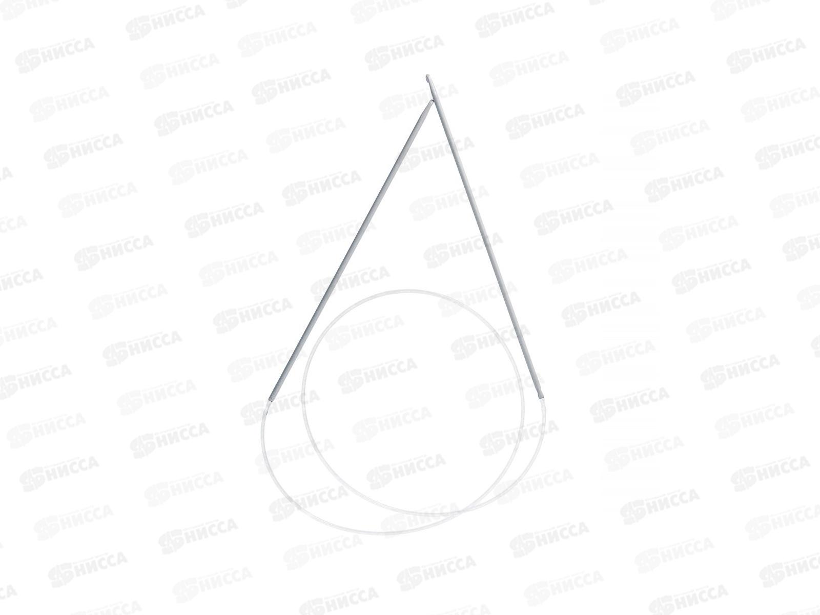 Крючки для вязания &quotGamma&quot SH2 циркулярный  алюминий d 2.5мм 80см в чехле *10