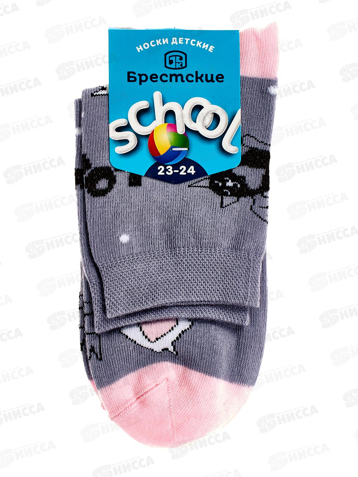 Носки детские 3081 337 School, серо-сиреневый 23-24