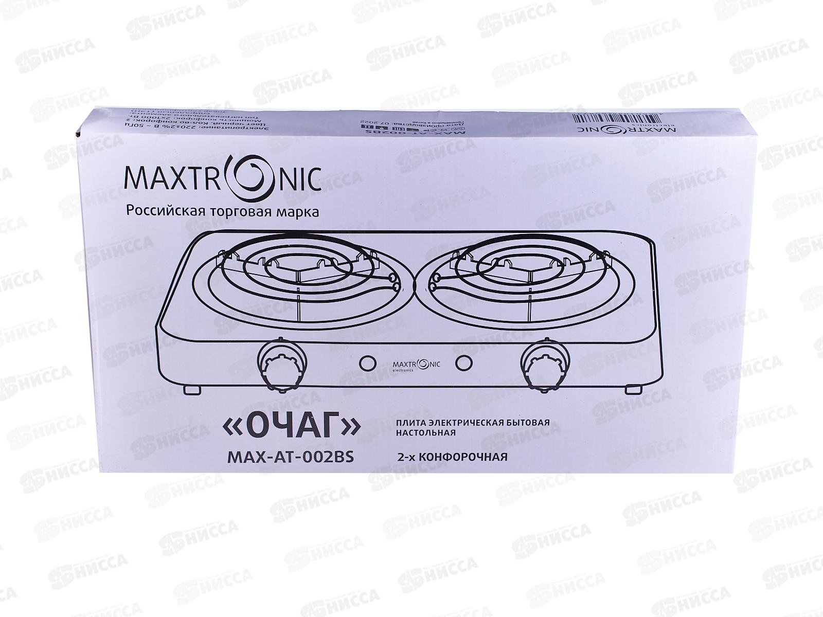 Плита электрическая Maxtronic MAX-AT-002BS черная