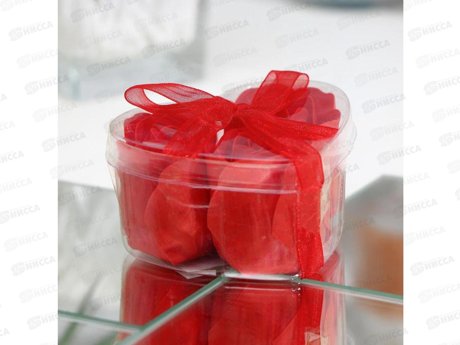 Набор подарочный &quotКрасные розы&quot 3 мыльных лепестка 6962256