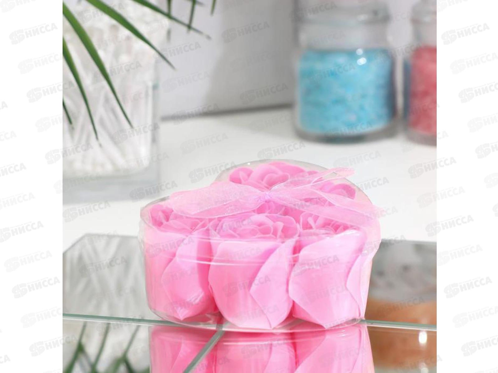 Набор подарочный &quotРозовые розы&quot 6 мыльных лепестков 6962266