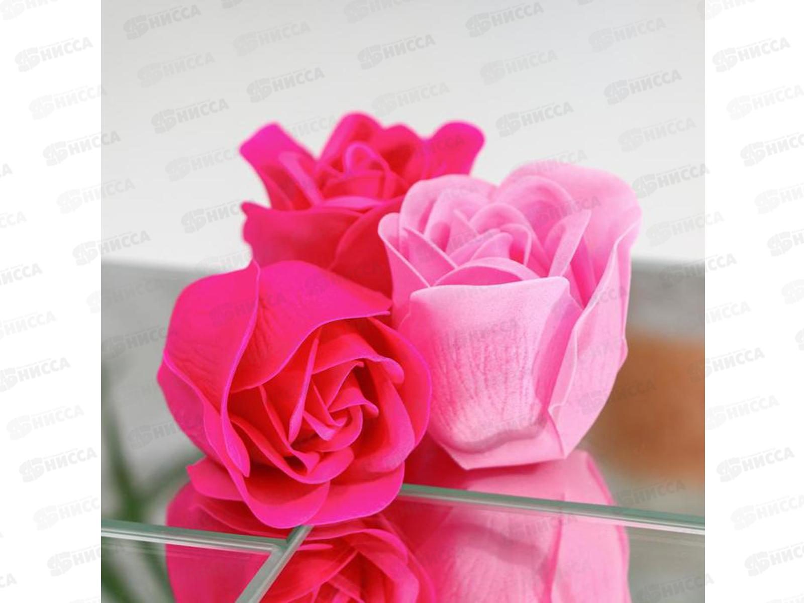 Набор подарочный &quotРозы&quot 4 мыльных лепестка 6962291