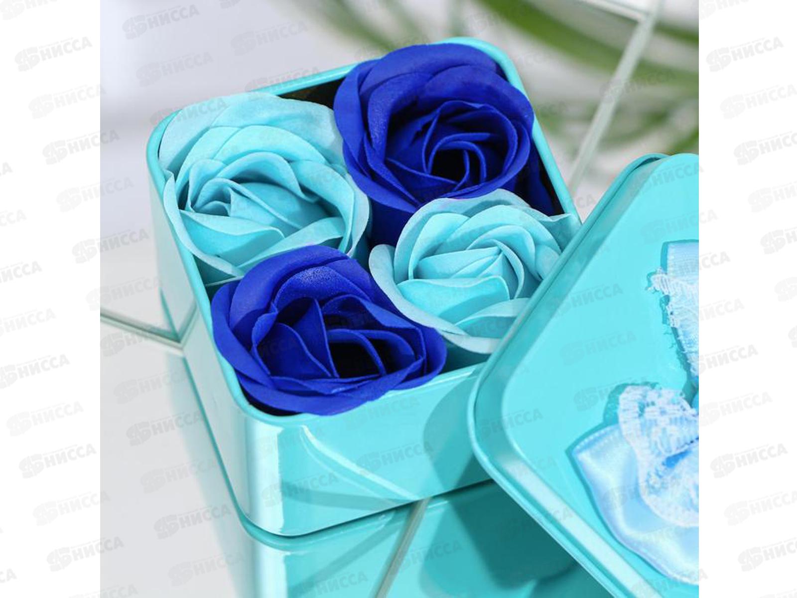 Набор подарочный &quotРозы&quot 4 мыльных лепестка 6962292