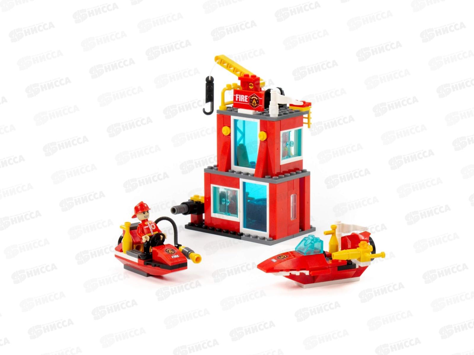 Конструктор &quotКлассик&quot Пожарная часть-1.2  180 элементов в коробке 81889 *1