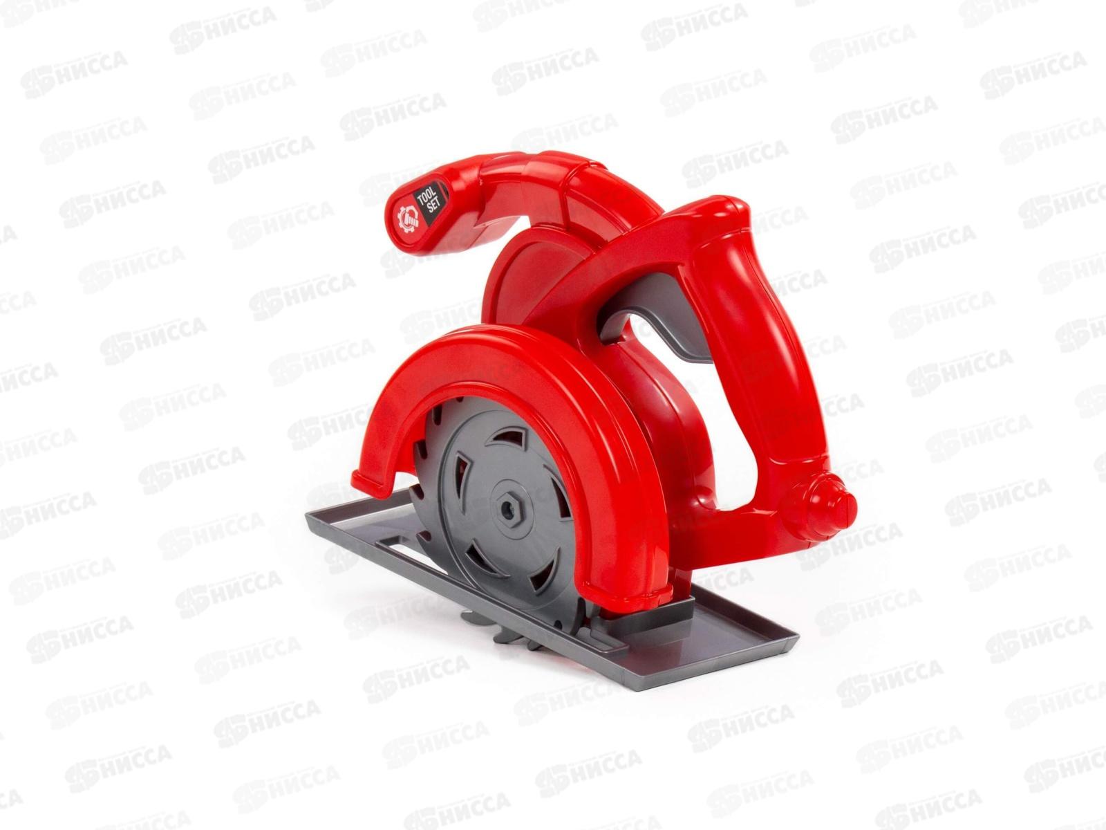 Циркулярная пила игрушечная (красная) 90430 в пакете  *12