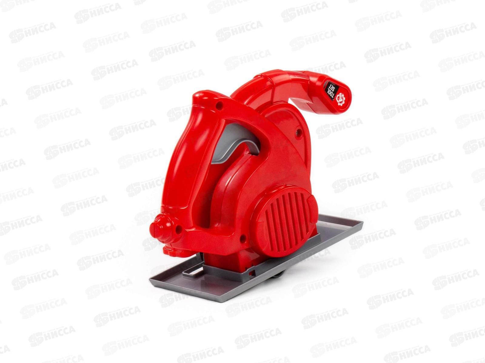 Циркулярная пила игрушечная (красная) 90430 в пакете  *12