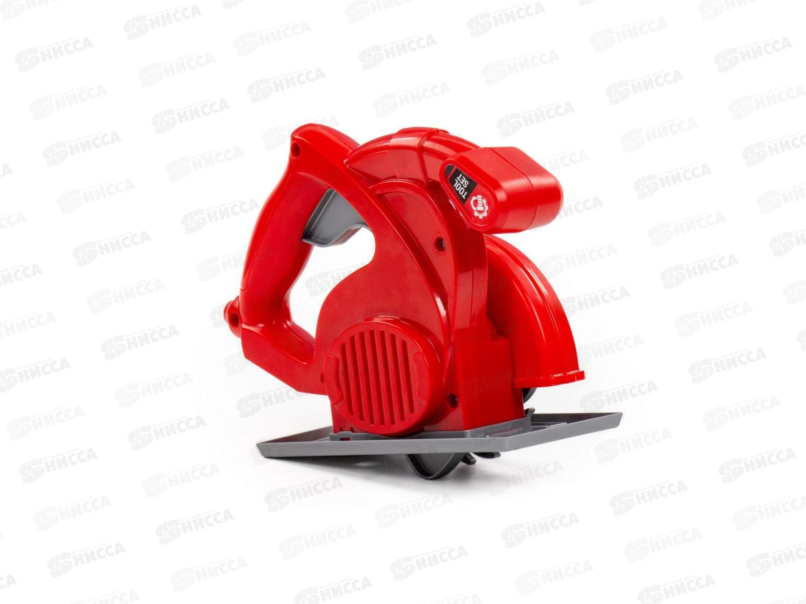 Циркулярная пила игрушечная (красная) 90430 в пакете  *12