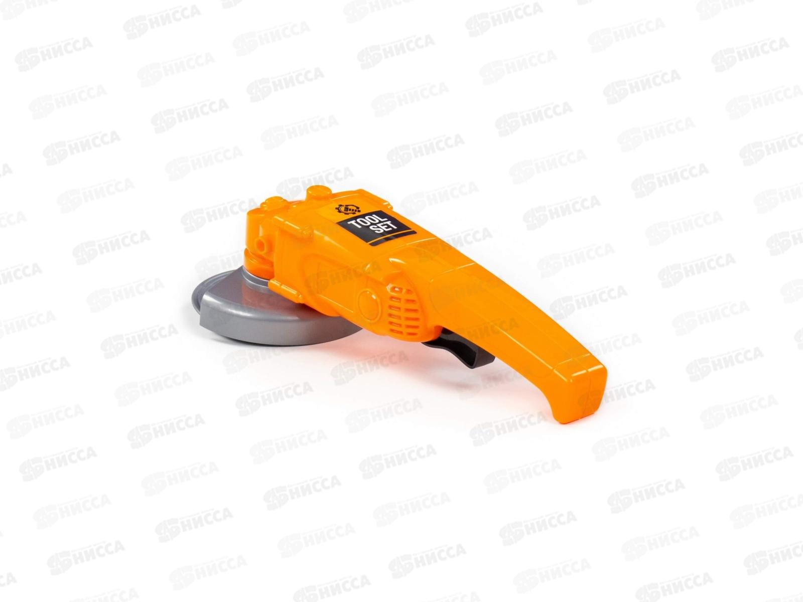 Шлифовальная машинка игрушечная (оранжевая) 90454 в пакете  *16