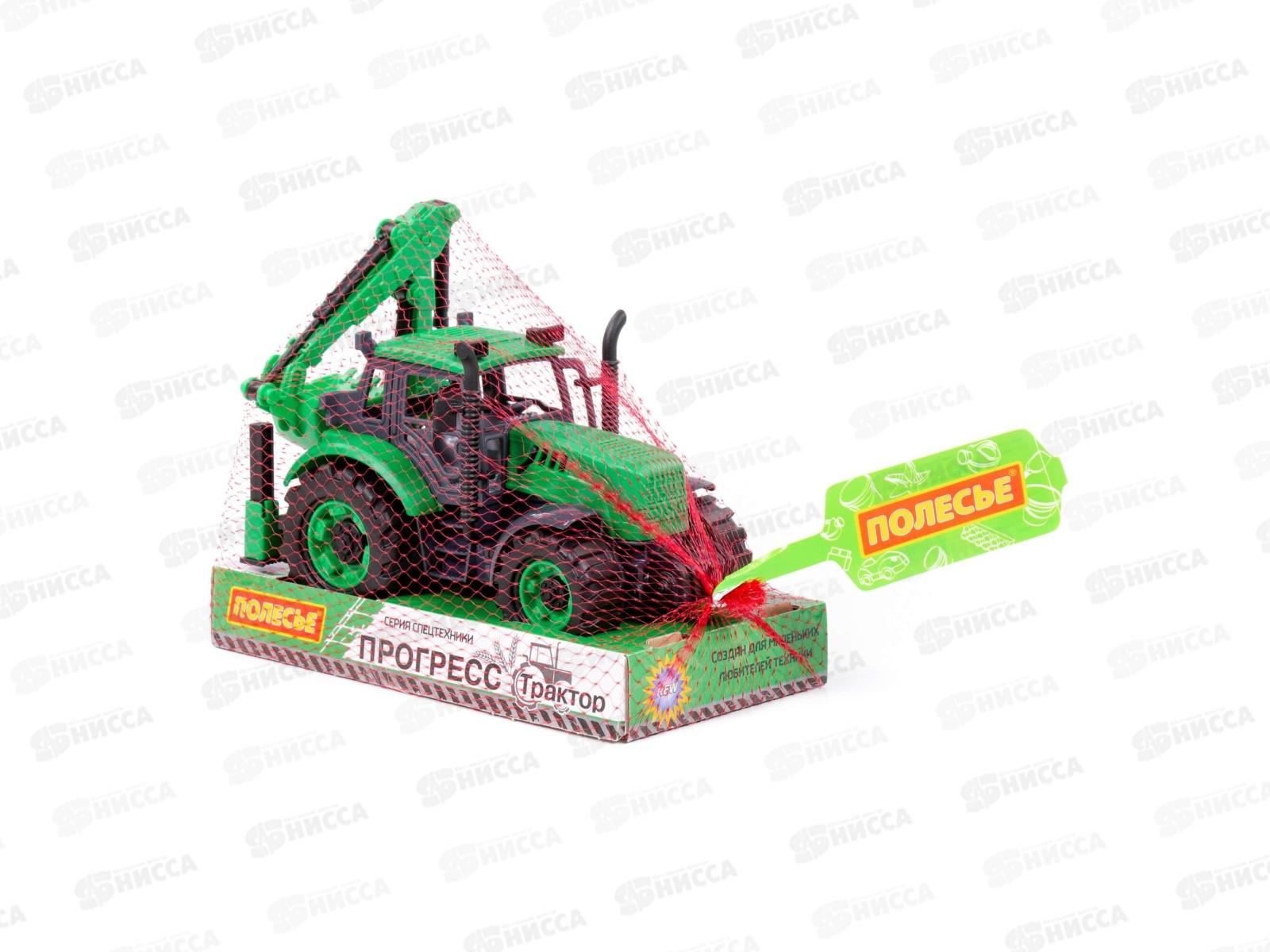 Экскаватор &quotПрогресс&quot инерционный (зелёный) в лотке, 94612  *12