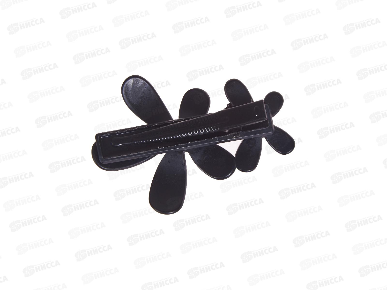 Зажим  д/волос &quotЦветы&quot 7см 047765 *10  Б