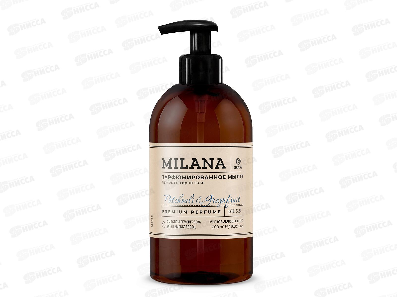 Milana Patchouli&Grapefruit жидкое парфюмированное мыло 300мл *6  125712