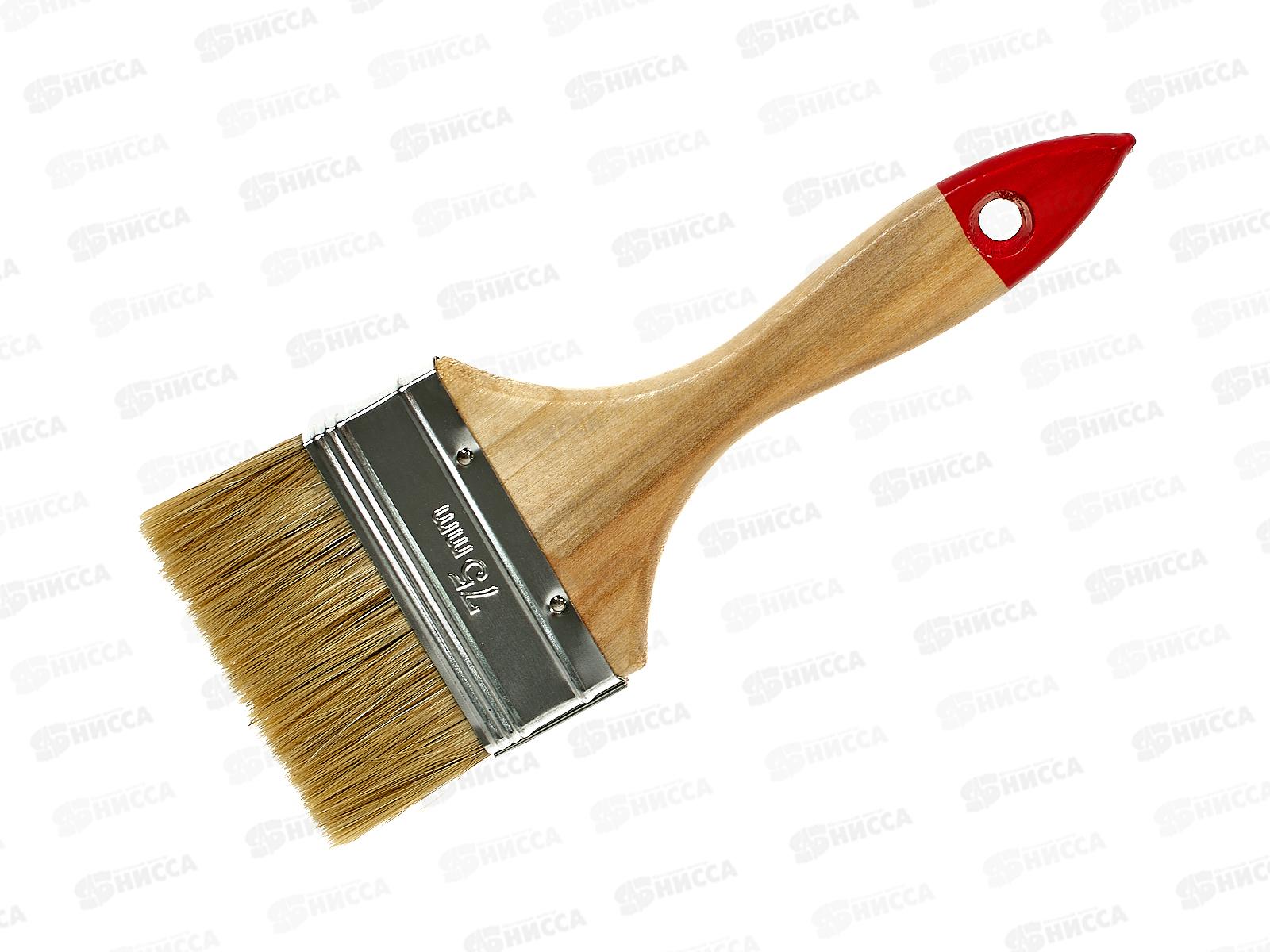 Кисть плоская &quotСтандарт&quot  75х12мм, AL-8590-5  *12/360