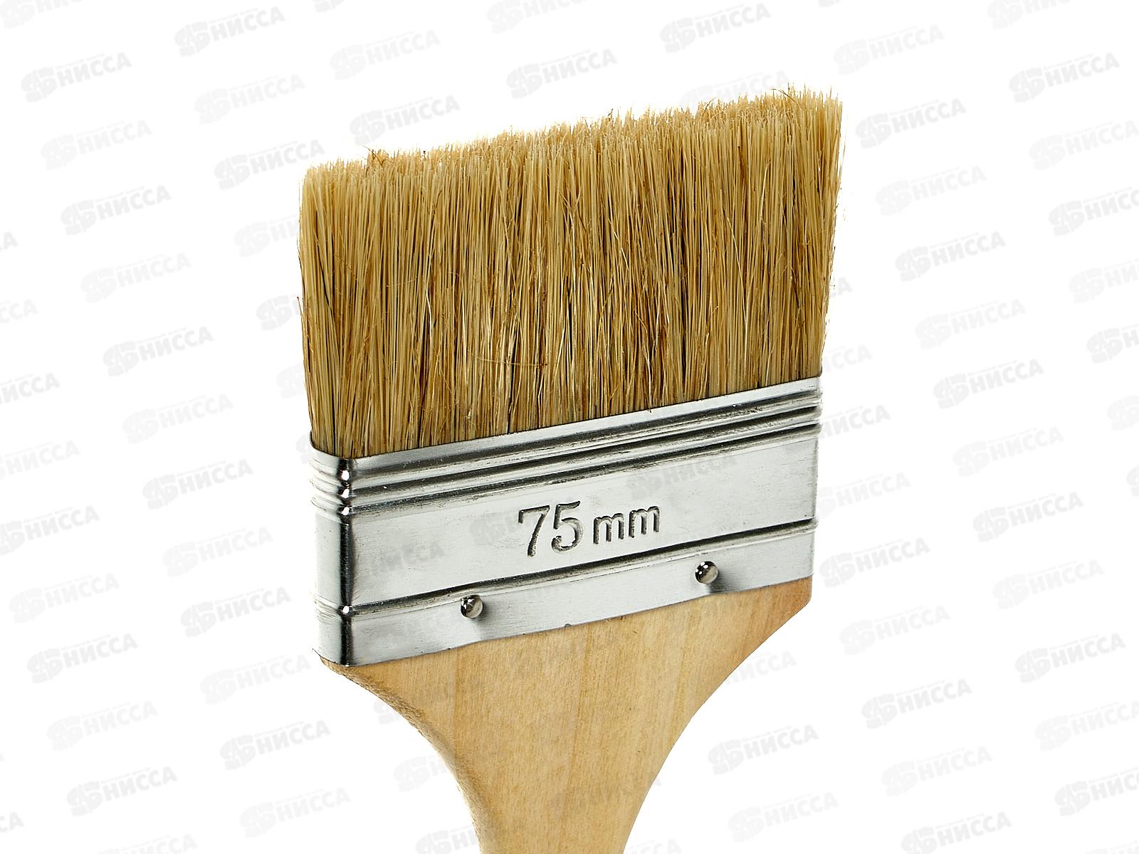 Кисть плоская &quotСтандарт&quot  75х12мм, AL-8590-5  *12/360