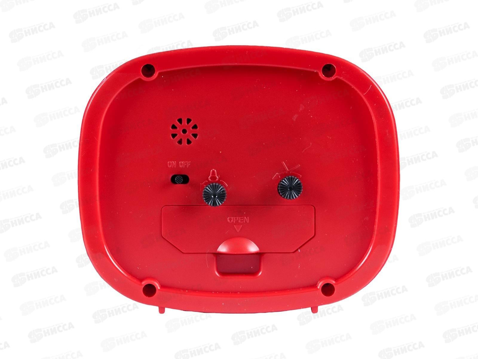 Будильник &quot21 Век&quot Классика Рубин В5-002 (20) корпус красный