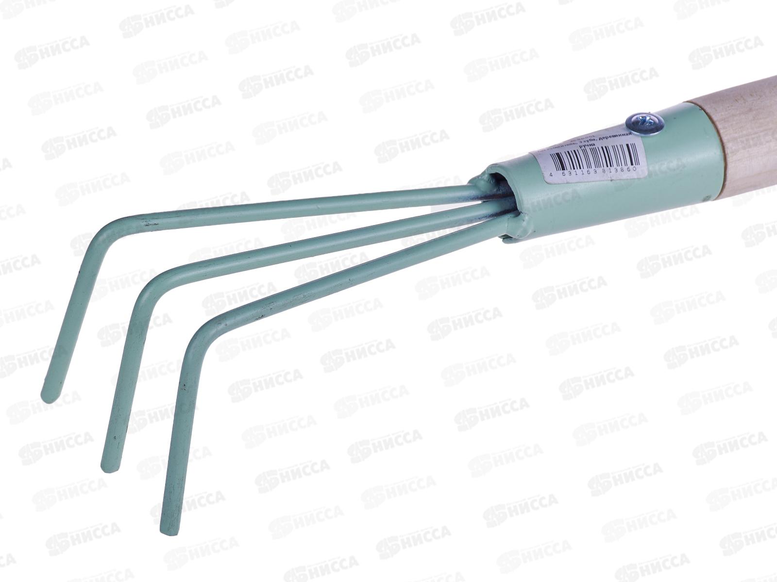 Рыхлитель, 3 зуба, деревянный черенок ON, 24-06-051