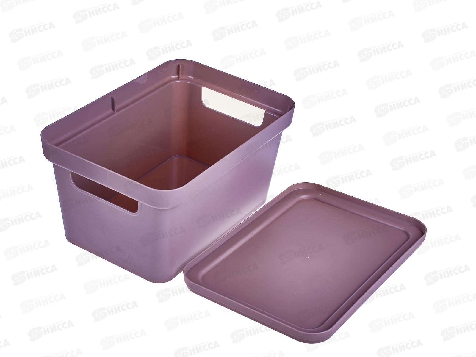 Коробка для хранения Фортуна 270*190*150 коричнево-сераяС745КСЕР*12