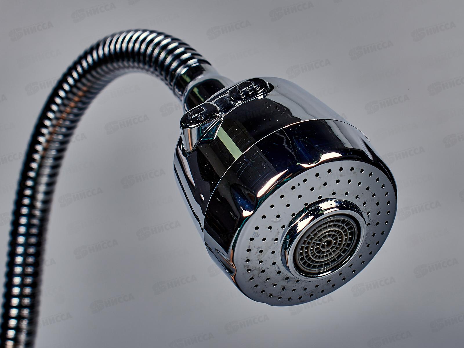 Гусак смесителя Р67-02S гибкий нержавеющая сталь