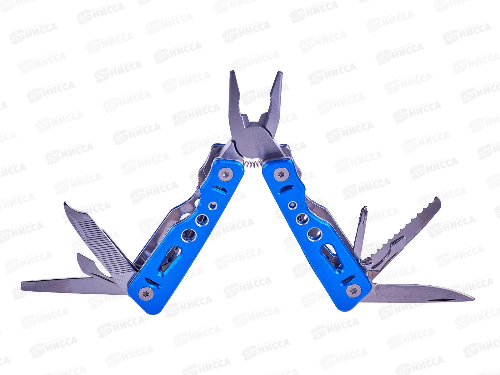 Мультитул (плоскогубцы) Следопыт 9пр. в чехле, в коробке, MT-18