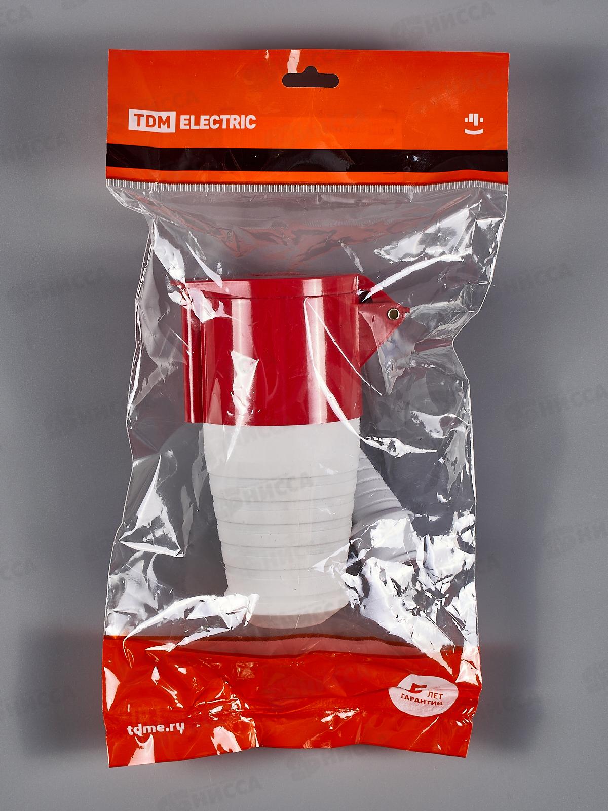 Розетка TDM 225 переносная 3P+PE+N 32А 380В IP44, 0014