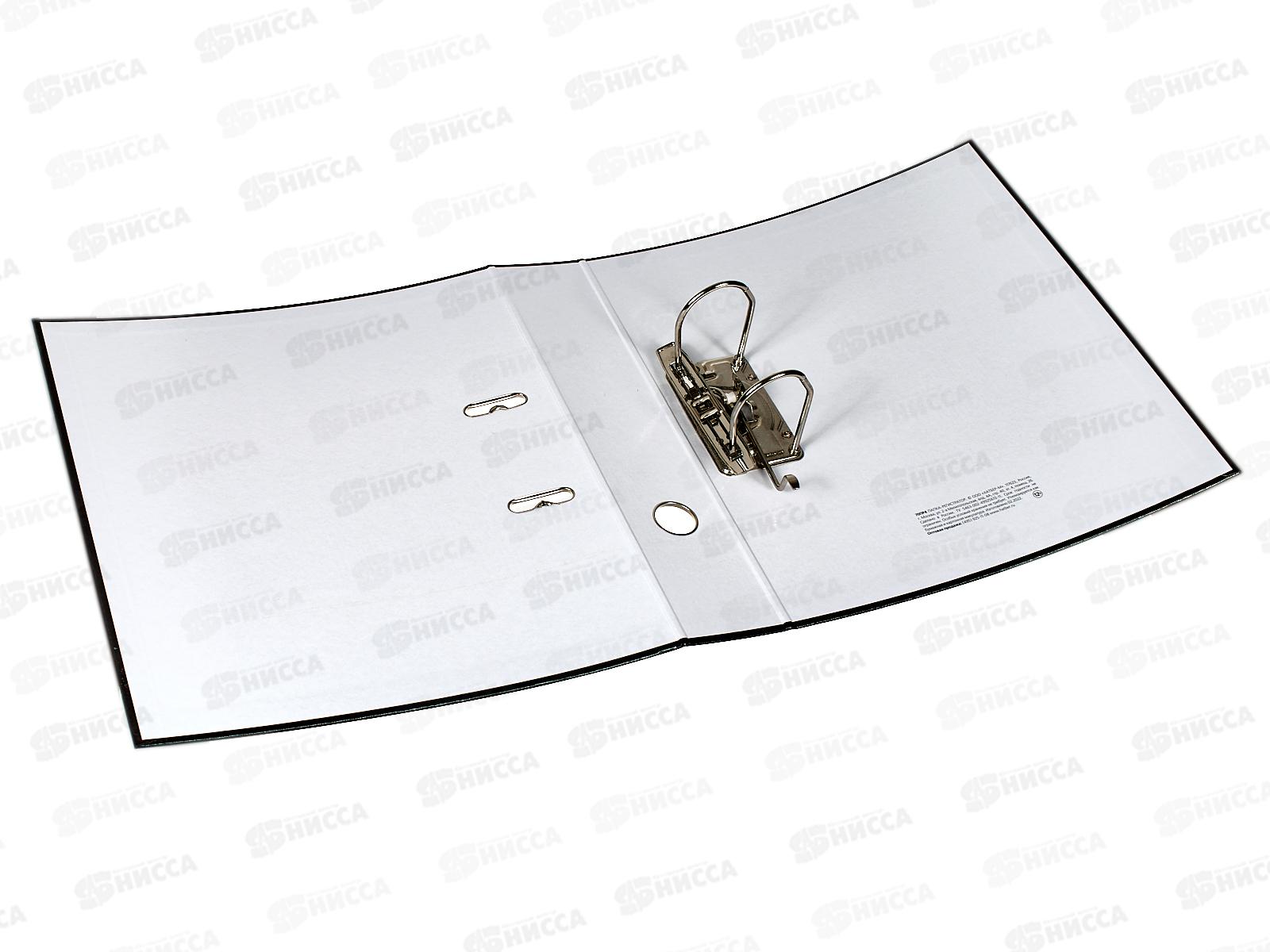 Регистратор Hatber А4 70мм б/в Metallic черн. 03401 *20/100