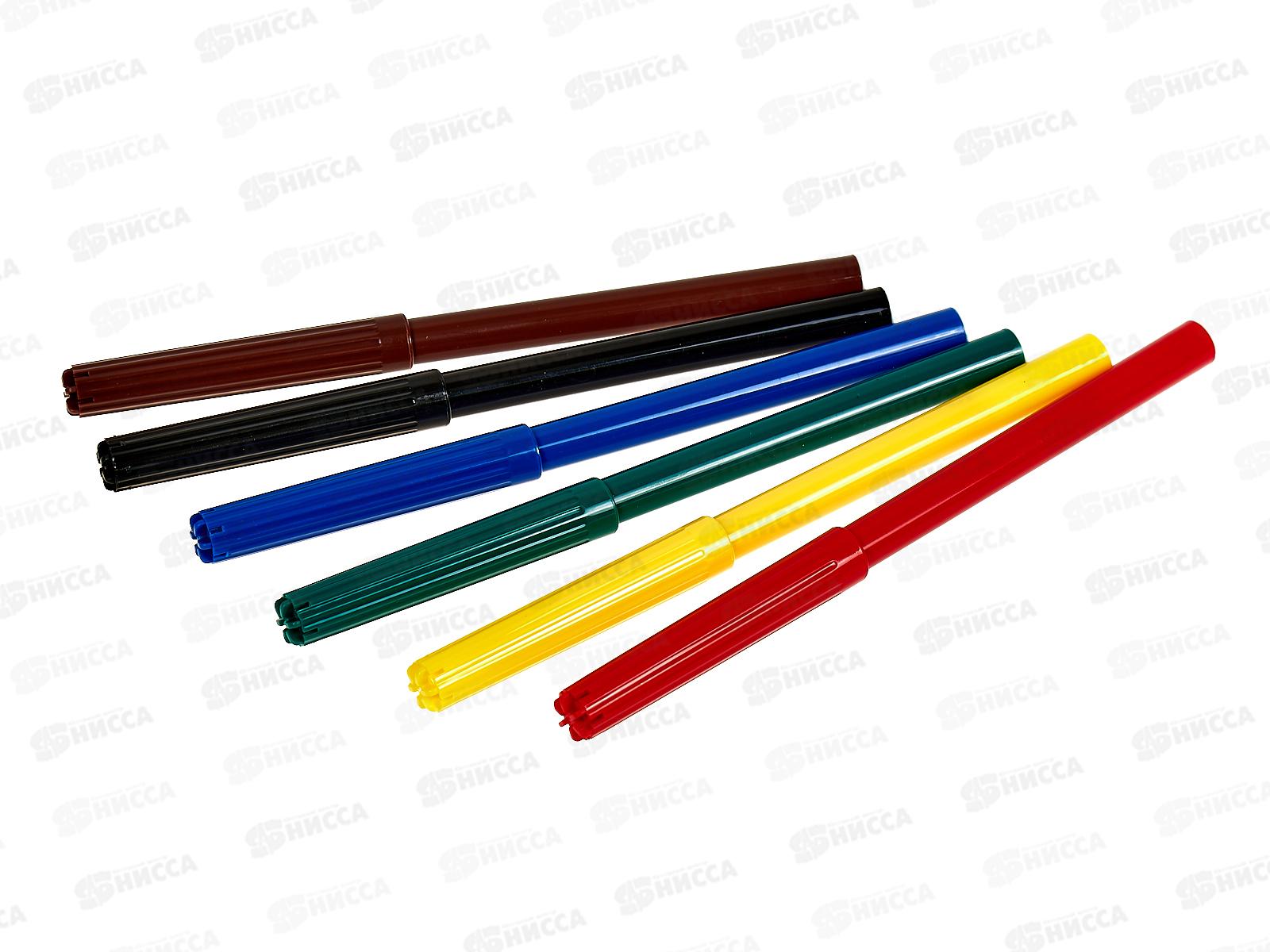 Фломастеры 6 цветов Hatber, Космос,077345 *24/480