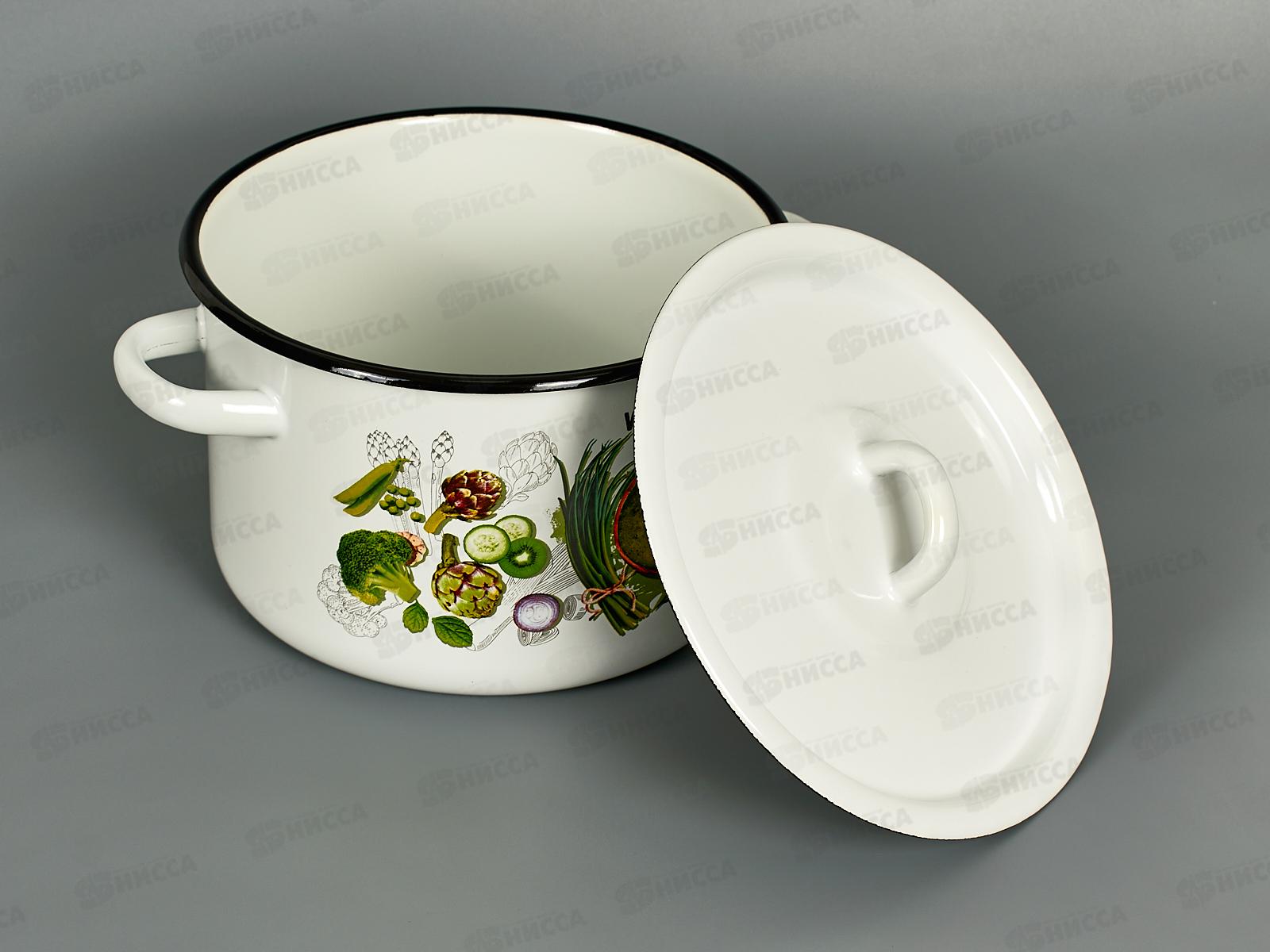 Кастрюля 3,0л эмалированная 01-1612/4 Веган *4