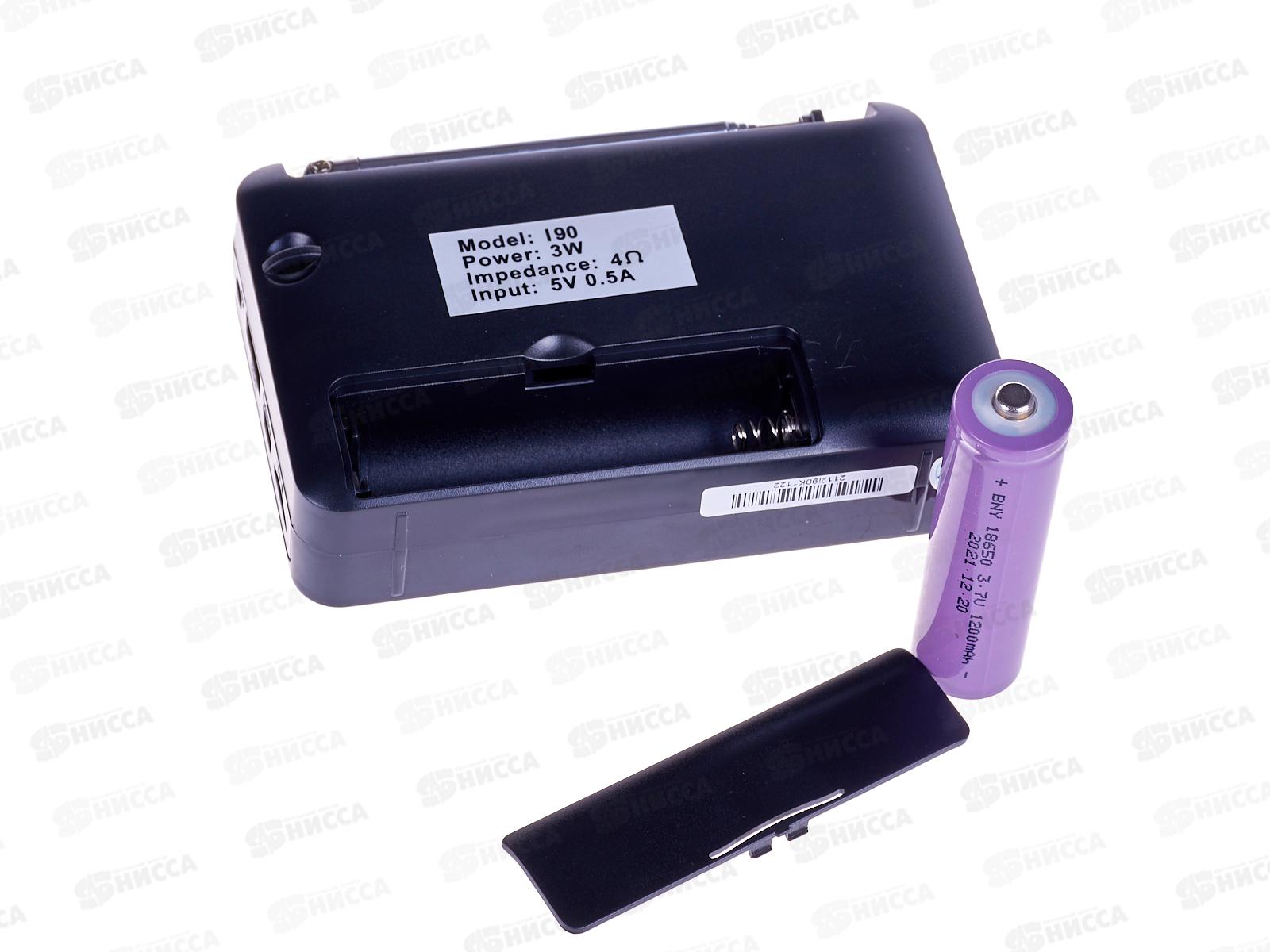 Радиоприемник Perfeo PALM цифровой FM+ 87.5-108МГц, MP3, питание USB или аккум. 18650, черный, PF_A4871