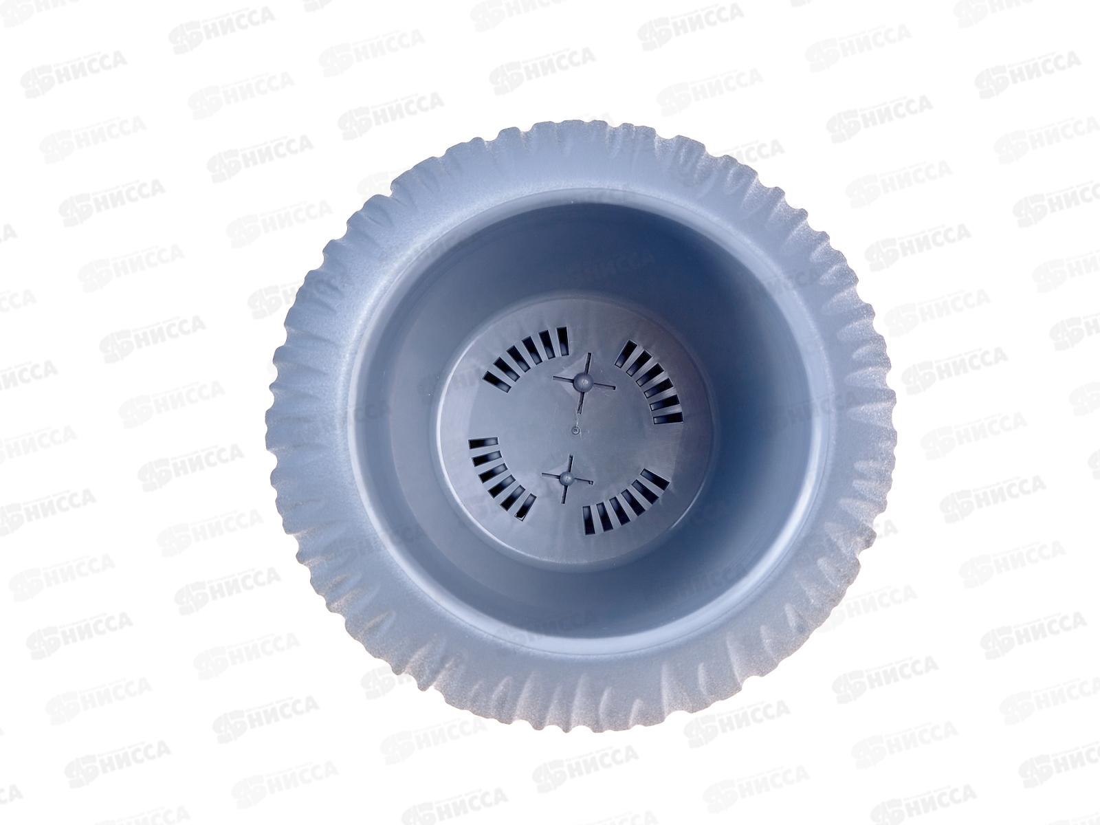 Кашпо &quotСфера&quot 1,7л Серый жемчуг КШ-9766 *8