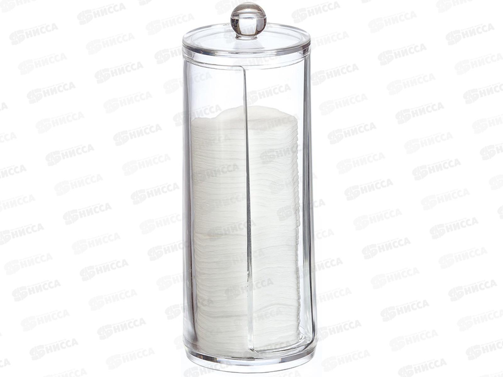 Контейнер для ватных дисков Прозрачный М1604 *18