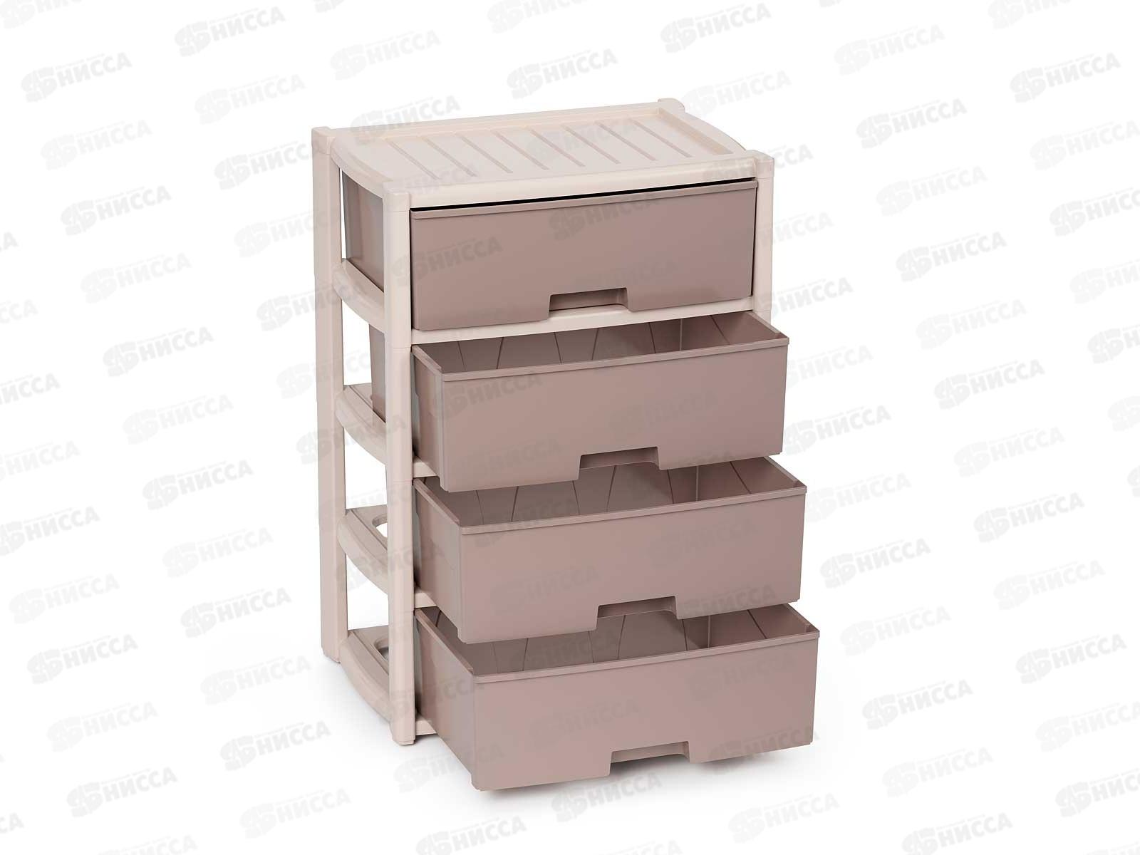 Комод 4-х секционный &quotКолорит&quot широкий Бежевый М8759 *1