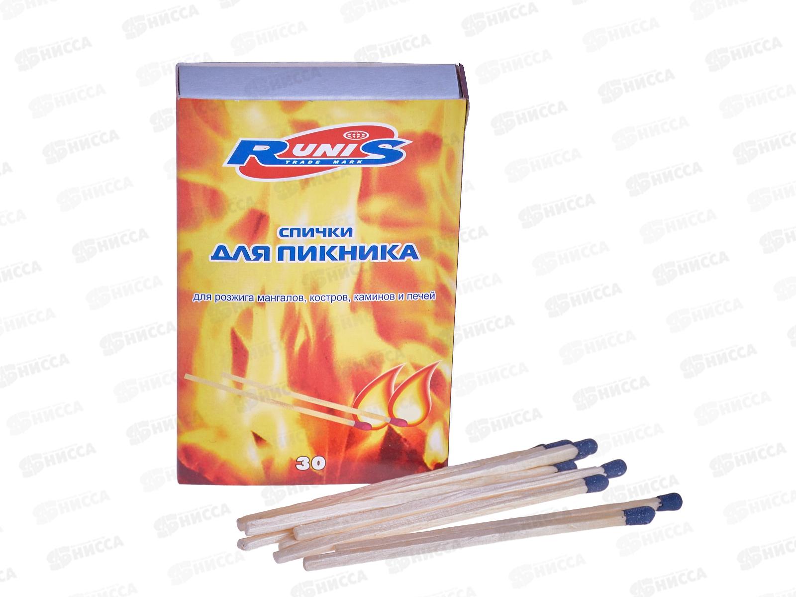 Спички &quotRUNIS&quot для пикника, 30шт /252  1-045  *28