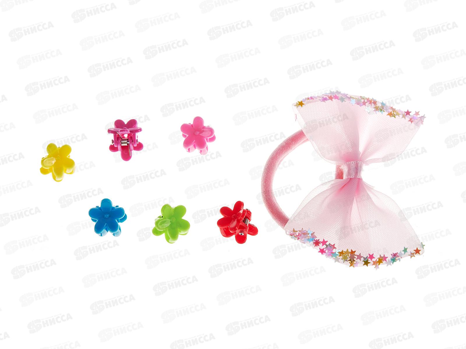 Краб д/волос &quotCollection Boom-Ромашки&quot 6шт с резинкой 786-837