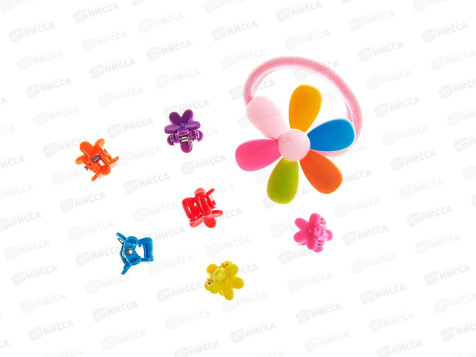 Краб д/волос &quotCollection Boom-Ромашки&quot 6шт с резинкой 786-838