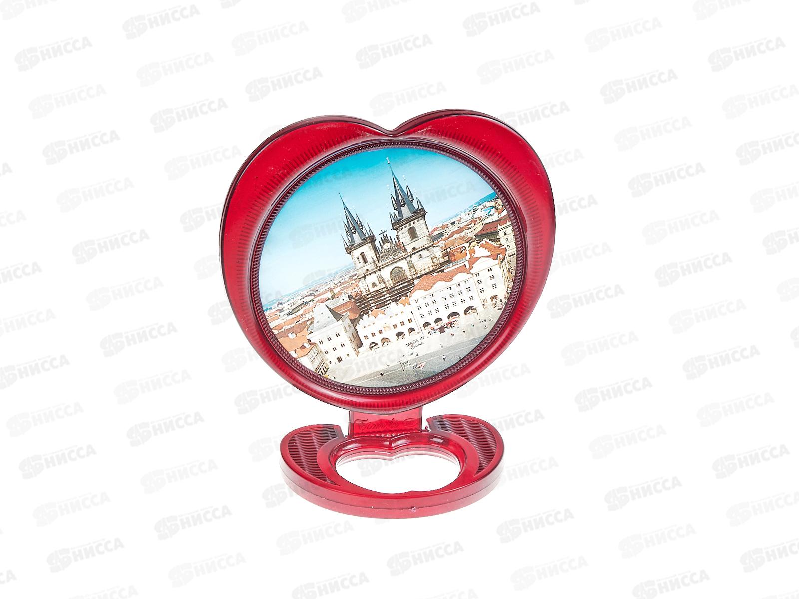 Зеркало настольное &quotГалантное&quot круг 13*13см микс 695-011