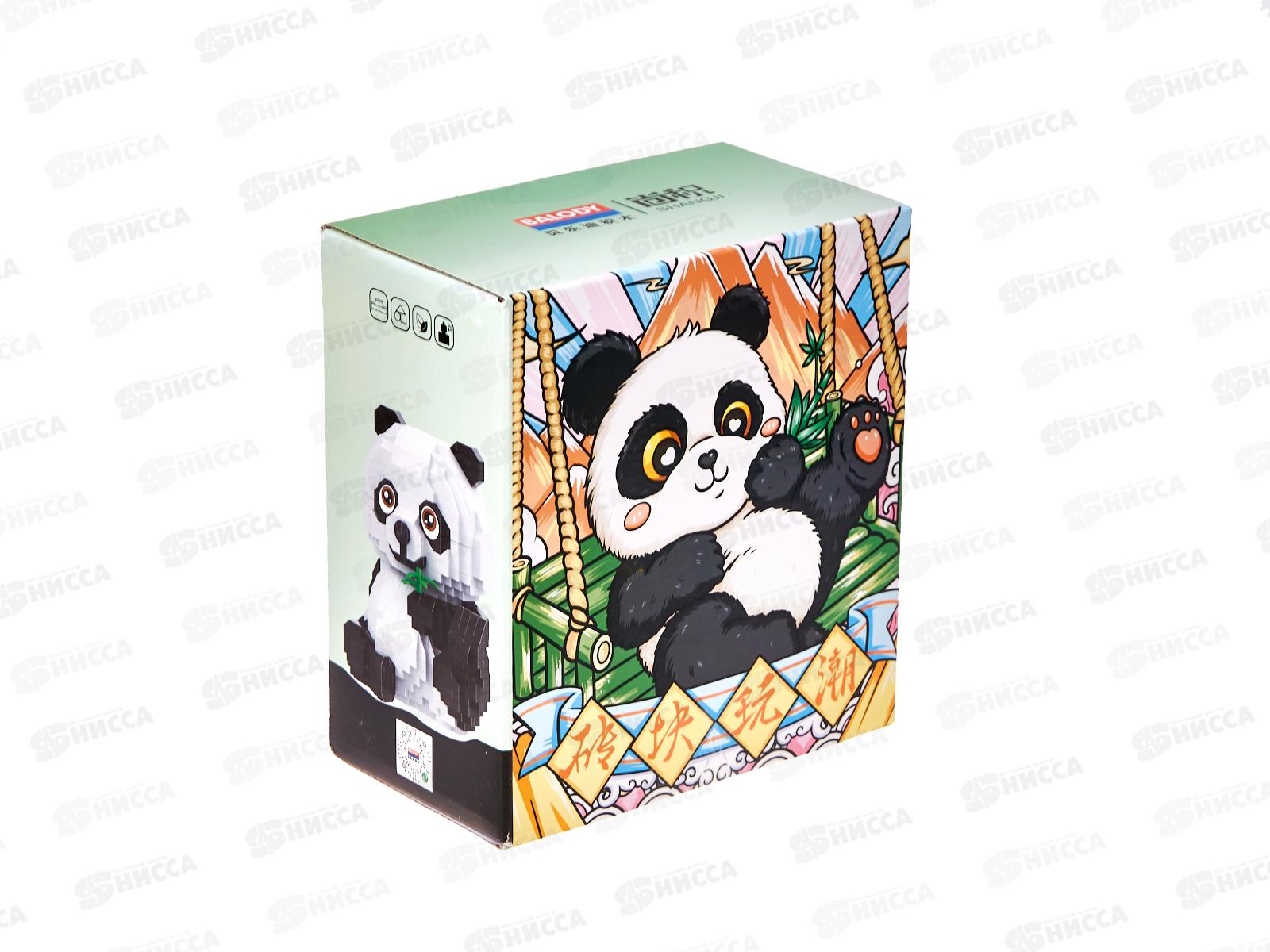 Конструктор Balody 18389ВА &quotПанда&quot 820 деталей, в коробке