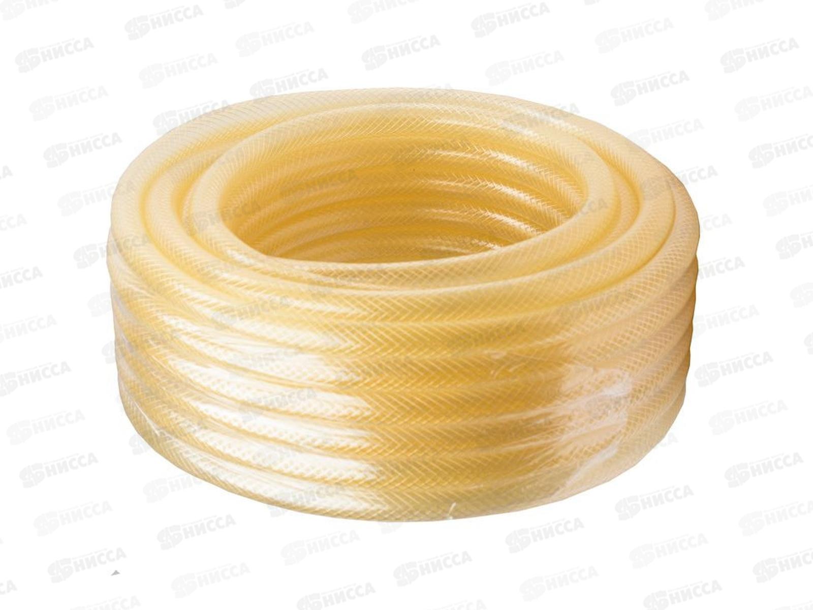 Шланг поливочный &quotСиликон&quot трёхслойный армированный 3/4&quot 25м (прозрачный) Вихрь